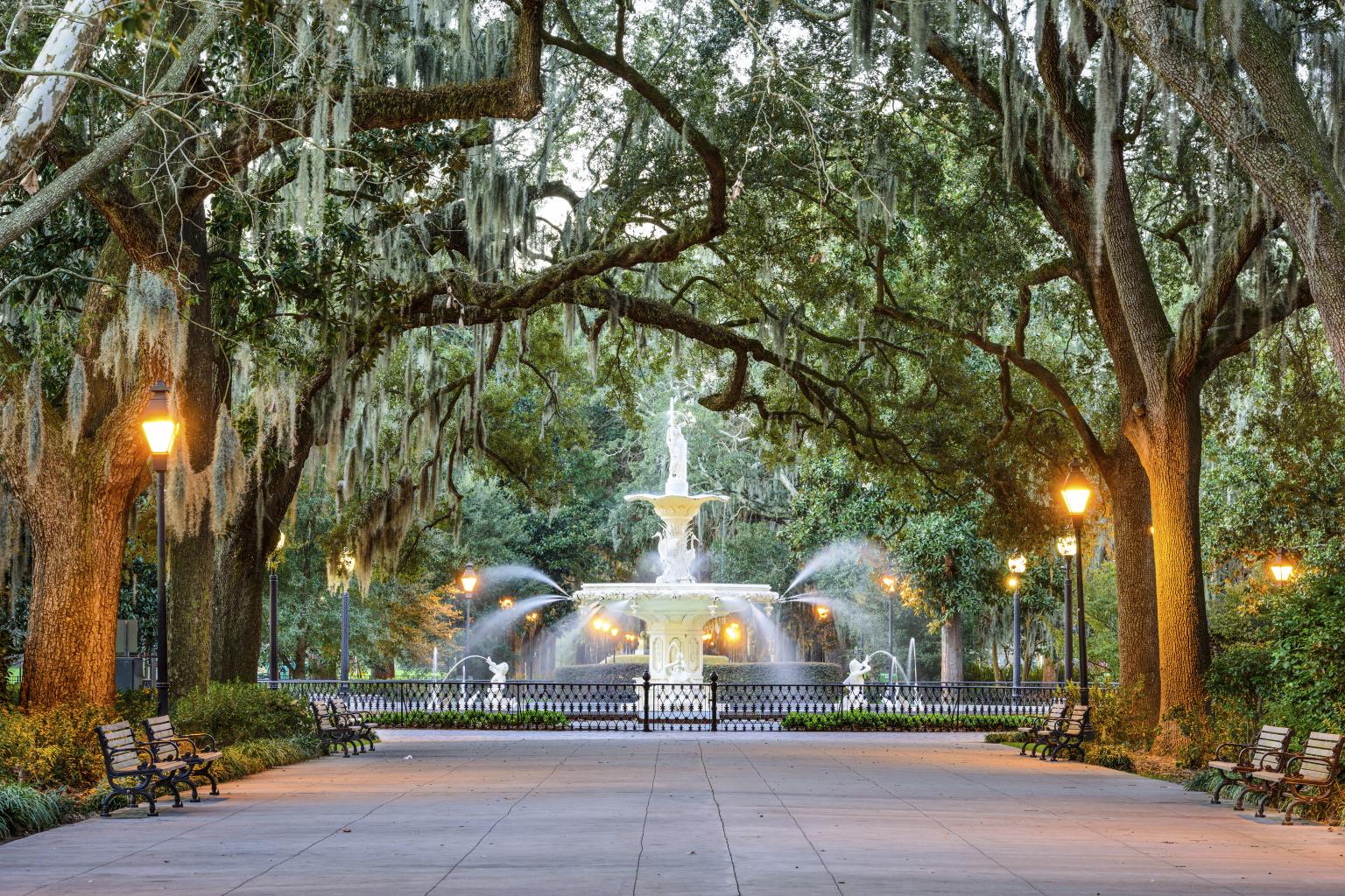 IMAGE Forsyth Park in Savannah, Georgia